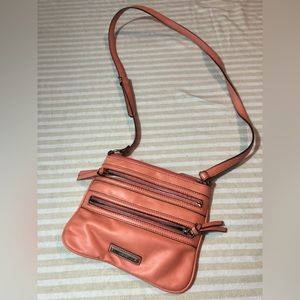 Nine West peach pink crossbody bag
